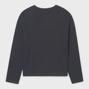 Back of the Mayoral black long sleeve t-shirt.