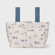 Back of the Mayoral blue maternity bag.