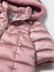 Closer look at the Mayoral padded coat.