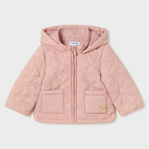 Mayoral pink padded coat - 02484.