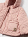 Mayoral padded coat with heart pattern stitching.