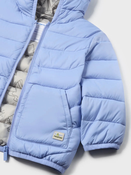 Closer view of the Mayoral padded jacket.