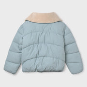 Rear view of the Mayoral padded jacket.