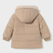 Back of the Mayoral brown parka.
