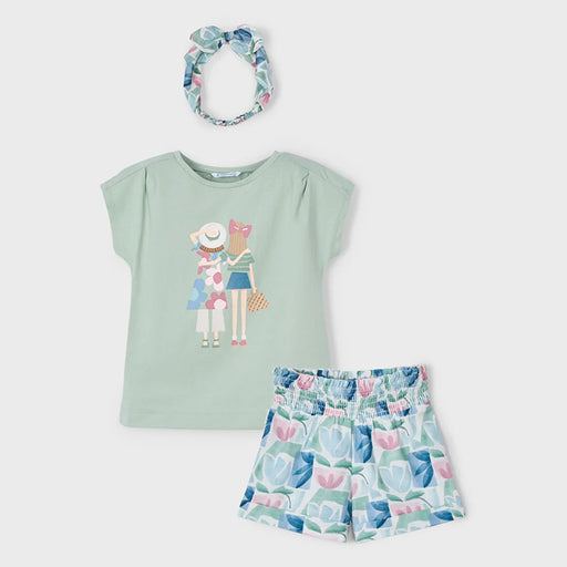 Mayoral patterned shorts set - 03009.