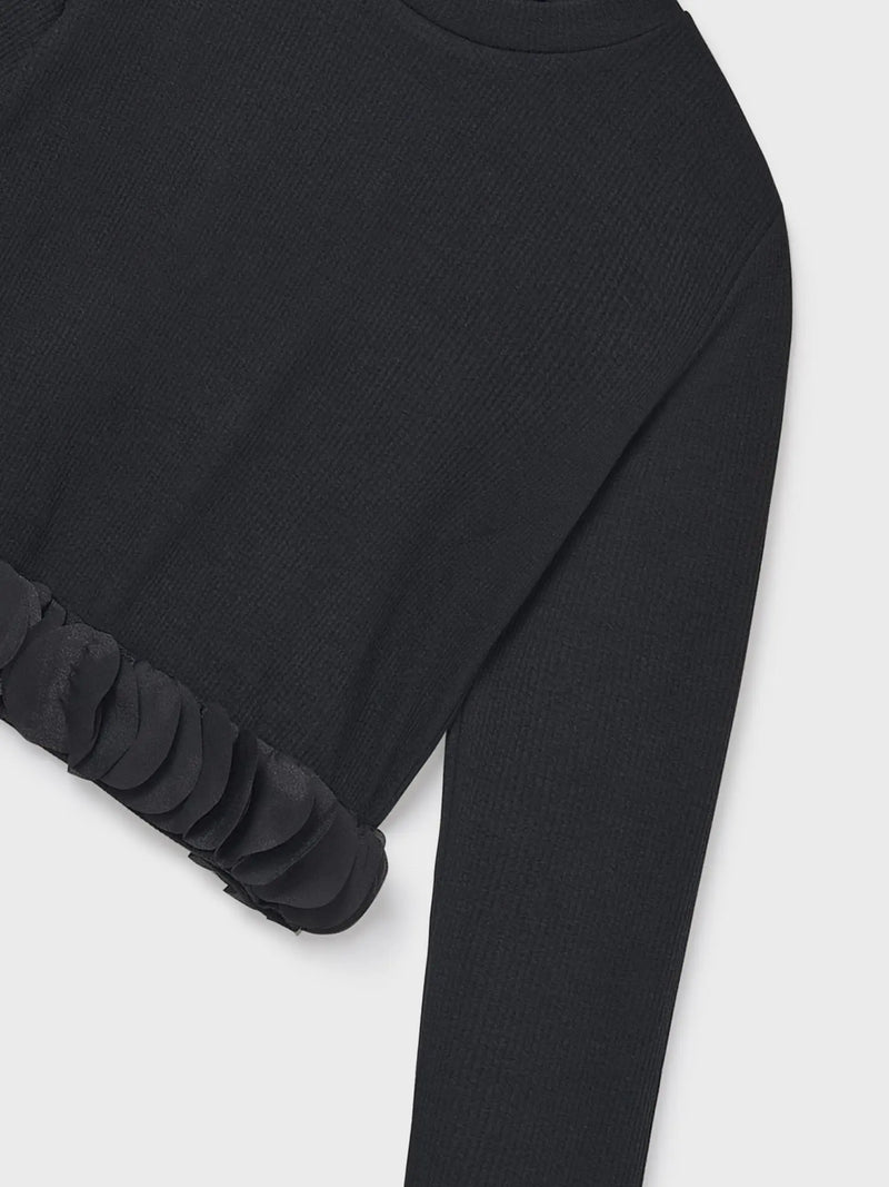 Closer view of the Mayoral petal top.