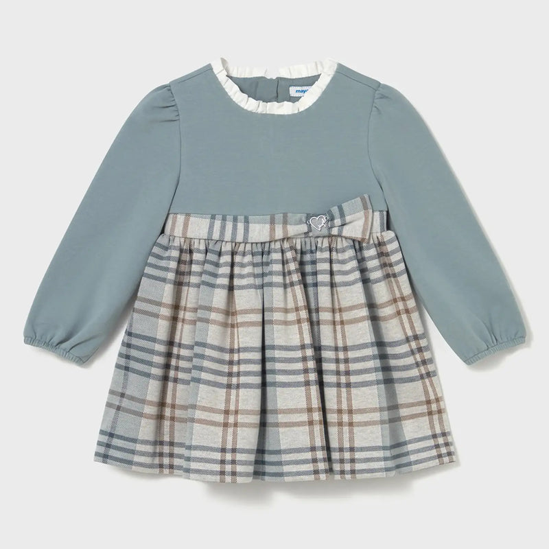 Mayoral baby girl's plaid dress - 02903.
