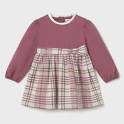 Mayoral baby girl's plaid dress - 02903.