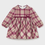 Mayoral baby girl's plaid dress - 02944.