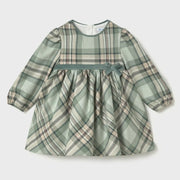 Mayoral baby girl's plaid dress - 02944.