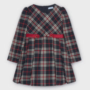 Mayoral navy plaid dress - 04923.