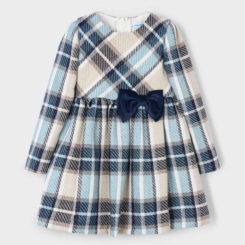 Mayoral girl's plaid dress - 04924.