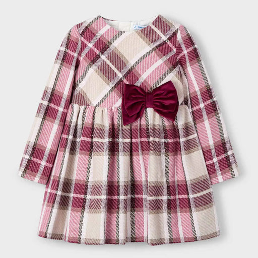Mayoral cherry plaid dress - 04924.