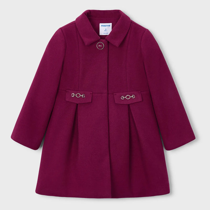 Mayoral girl's pleated coat - 04413.