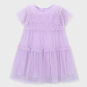 Mayoral girl's plumeti dress - 03917.