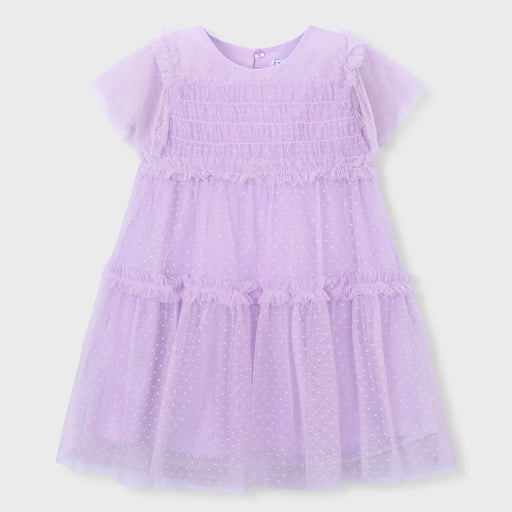 Mayoral girl's plumeti dress - 03917.