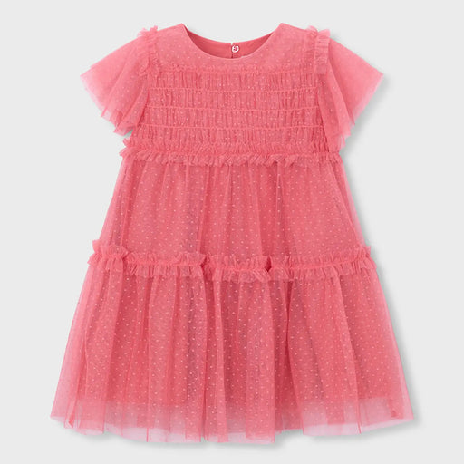 Mayoral girl's plumeti dress - 03917.