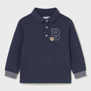 Mayoral long sleeve polo shirt - 02101.
