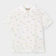 Mayoral boy's sailboat polo shirt - 03101.