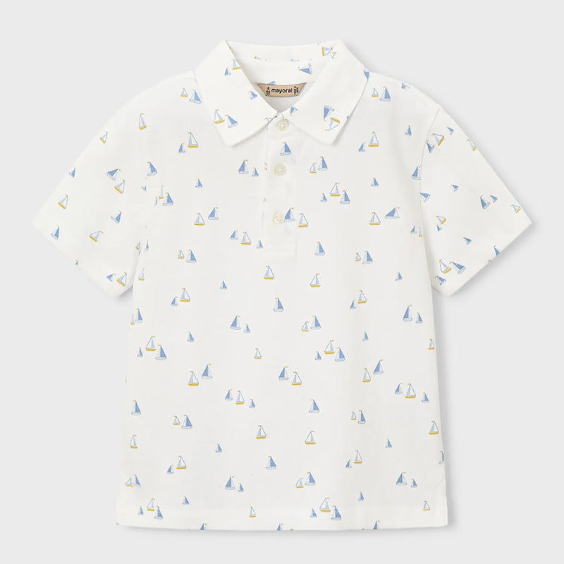 Mayoral Sailboat Polo Shirt