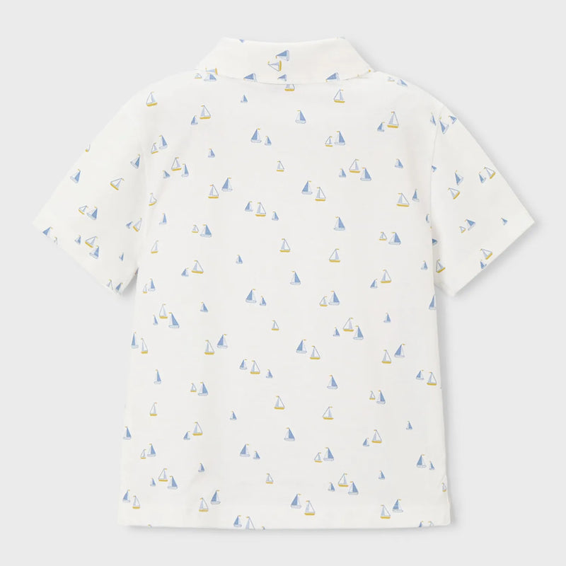 Mayoral Sailboat Polo Shirt