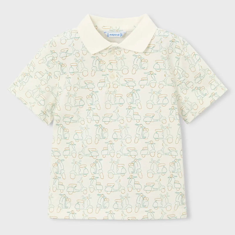Mayoral boy's moped polo shirt - 03104.