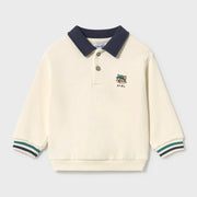 Mayoral baby boy's polo sweatshirt - 02419.
