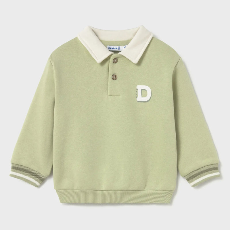 Mayoral baby boy's polo sweatshirt - 02419.
