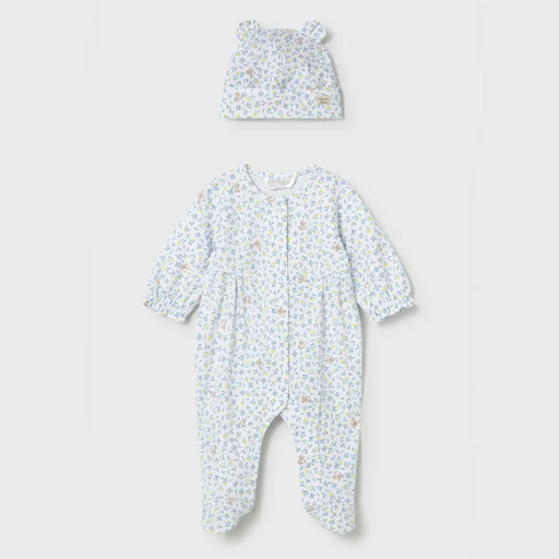 Mayoral baby girl's printed babygrow & hat - 01706.