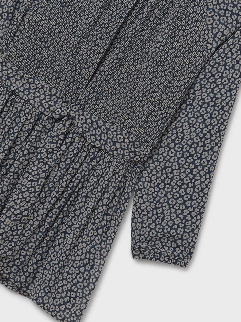 Closer look at the Mayoral printed dress.