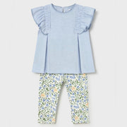 Mayoral baby girl's printed leggings set - 01748.