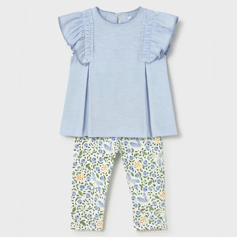 Mayoral baby girl's printed leggings set - 01748.