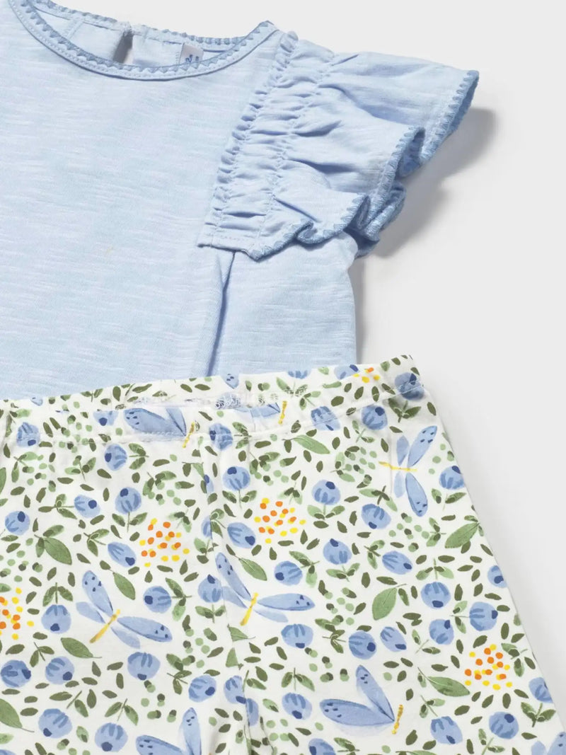 Closer look at the Mayoral printed leggings set.