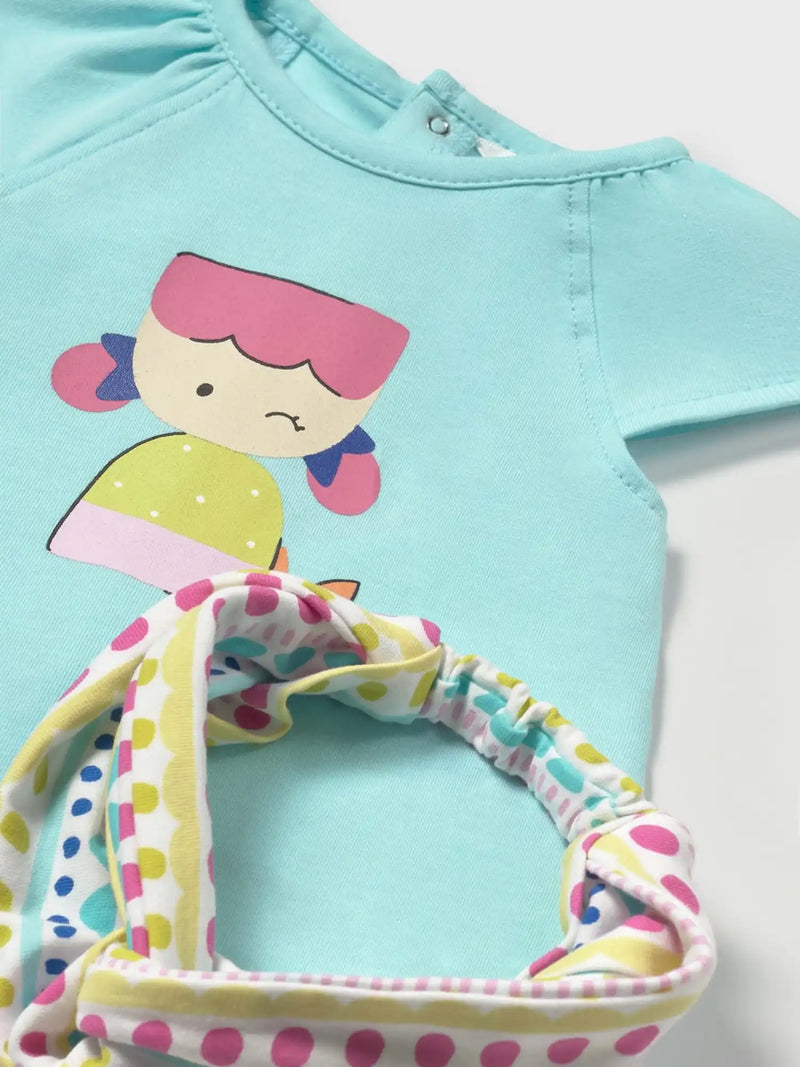 Mayoral girl's t-shirt with mermaid print.