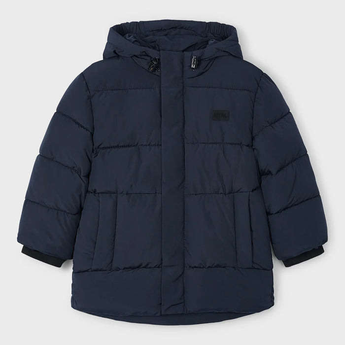 Mayoral boy's navy puffer jacket - 04469.