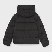 Rear view of the Mayoral puffer jacket.