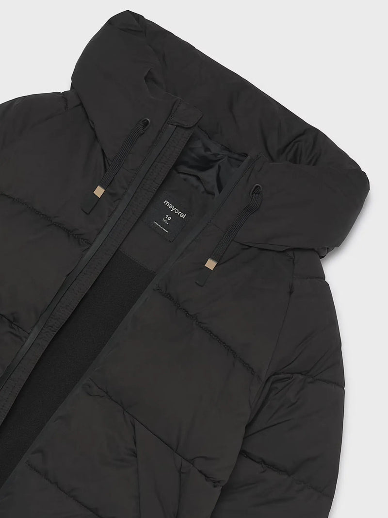 Closer look at the Mayoral puffer jacket.