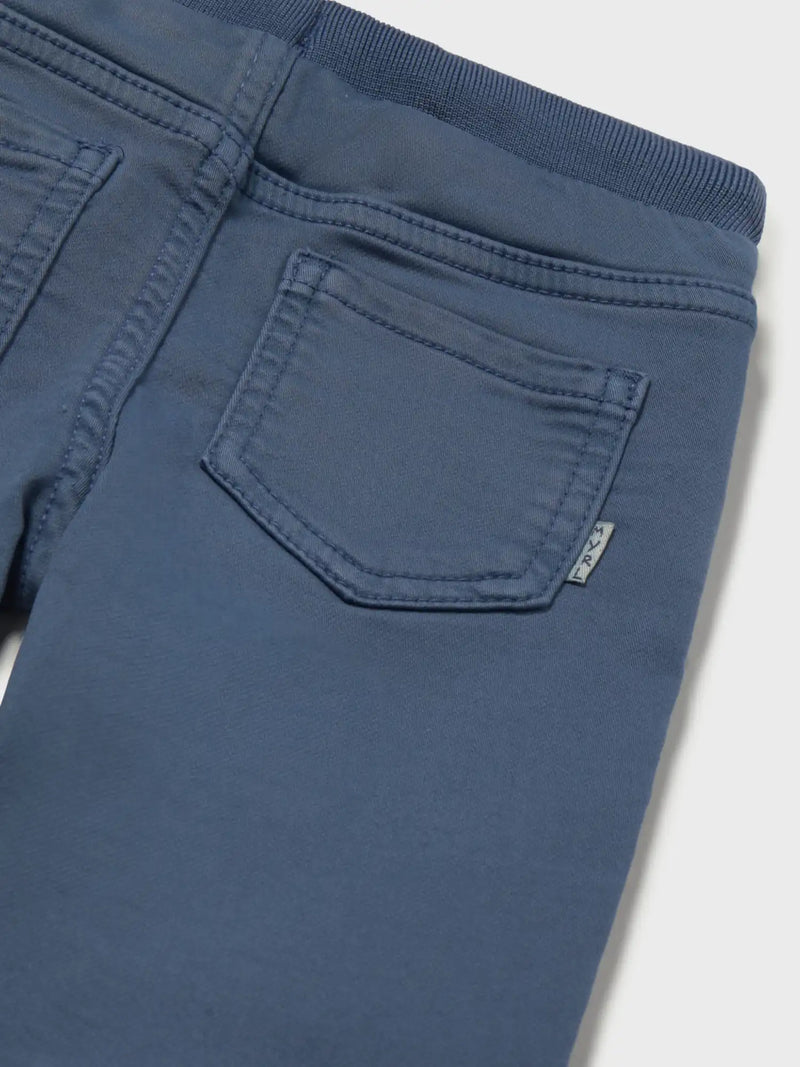 Closer look at the Mayoral pull up trousers.