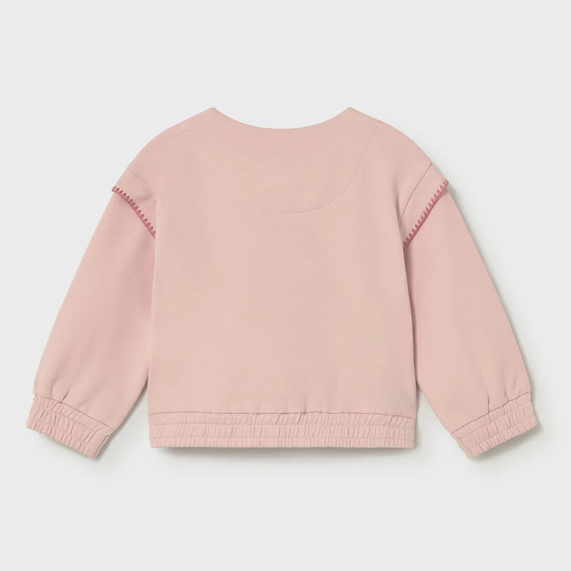 Mayoral Embroidered Jacket - Peony