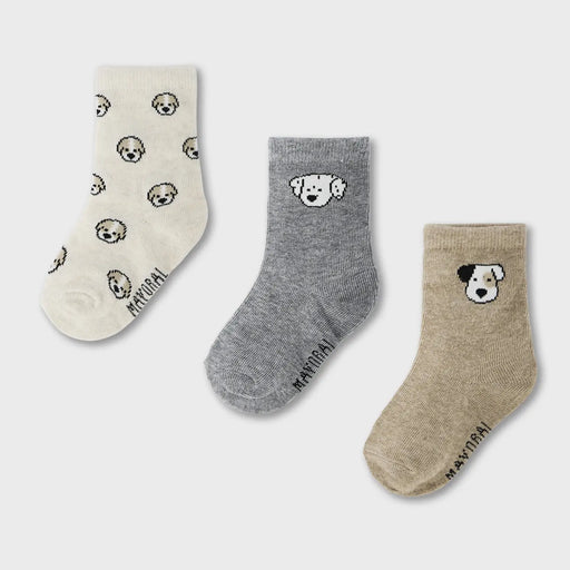 Mayoral baby boy's puppy pattern socks - 10248.