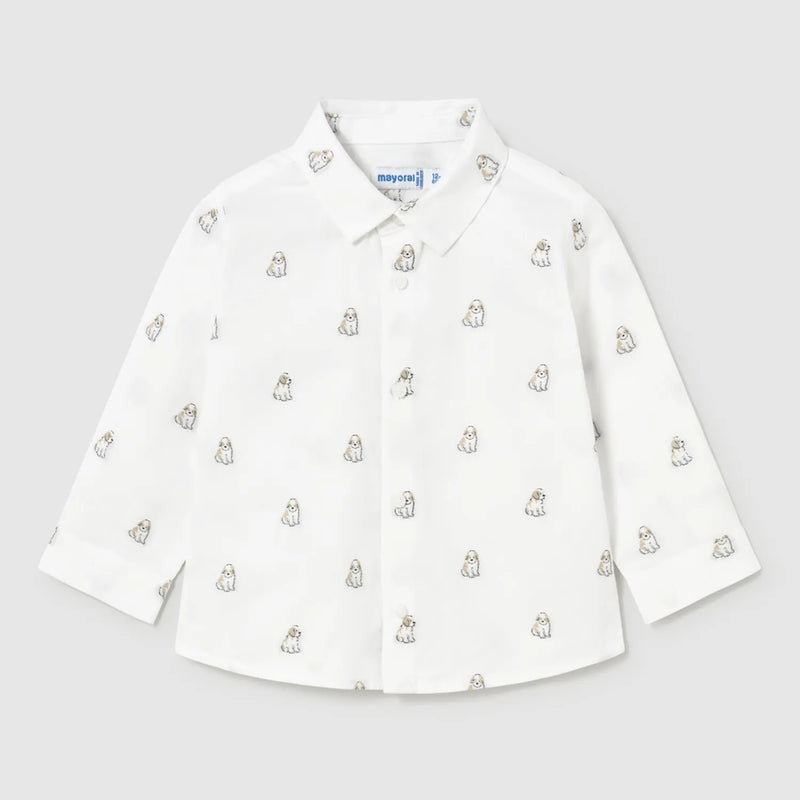 Mayoral puppy print shirt - 02113.