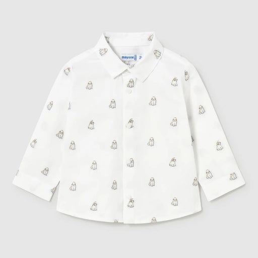 Mayoral puppy print shirt - 02113.