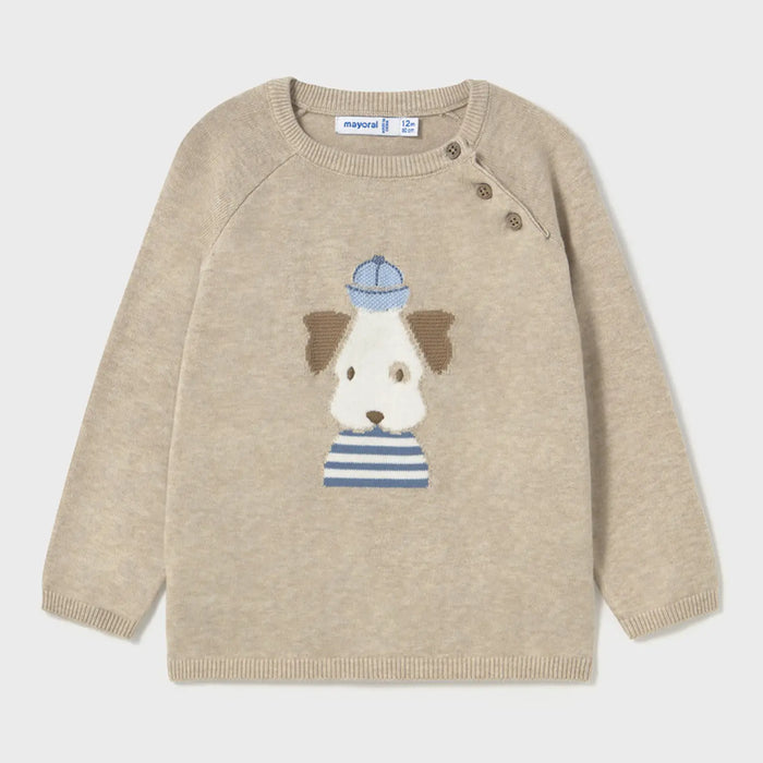 Mayoral baby boy's puppy sweater - 01302.