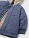 Closer view of the Mayoral quilted coat.