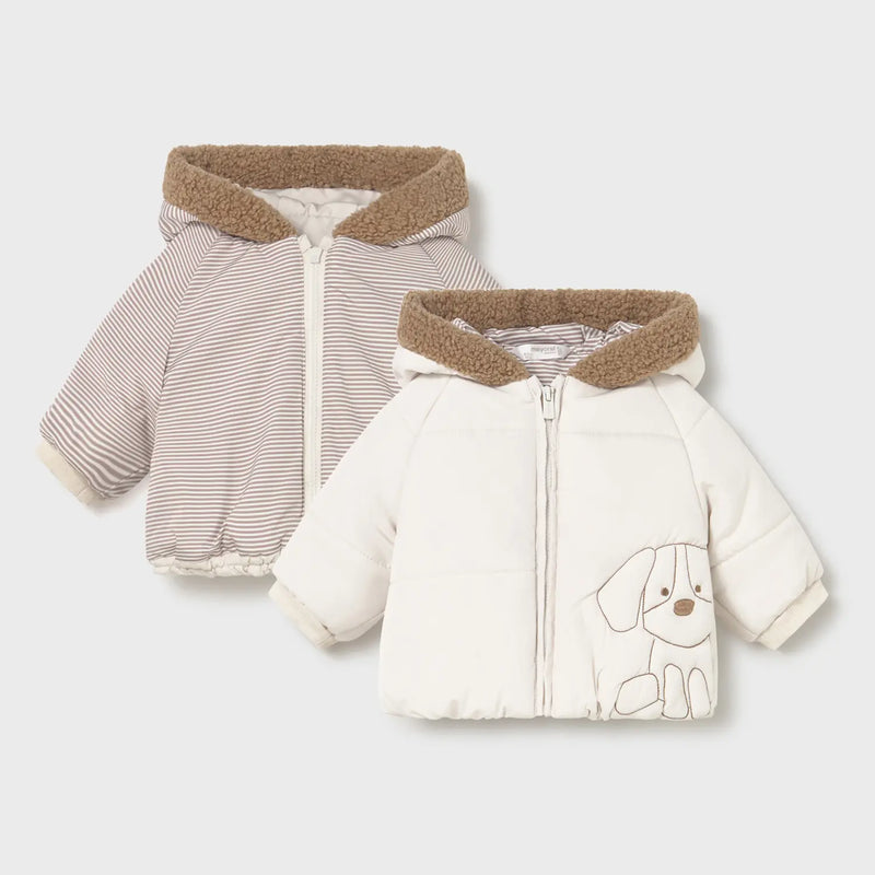 Mayoral baby boy's reversible coat - 02410.