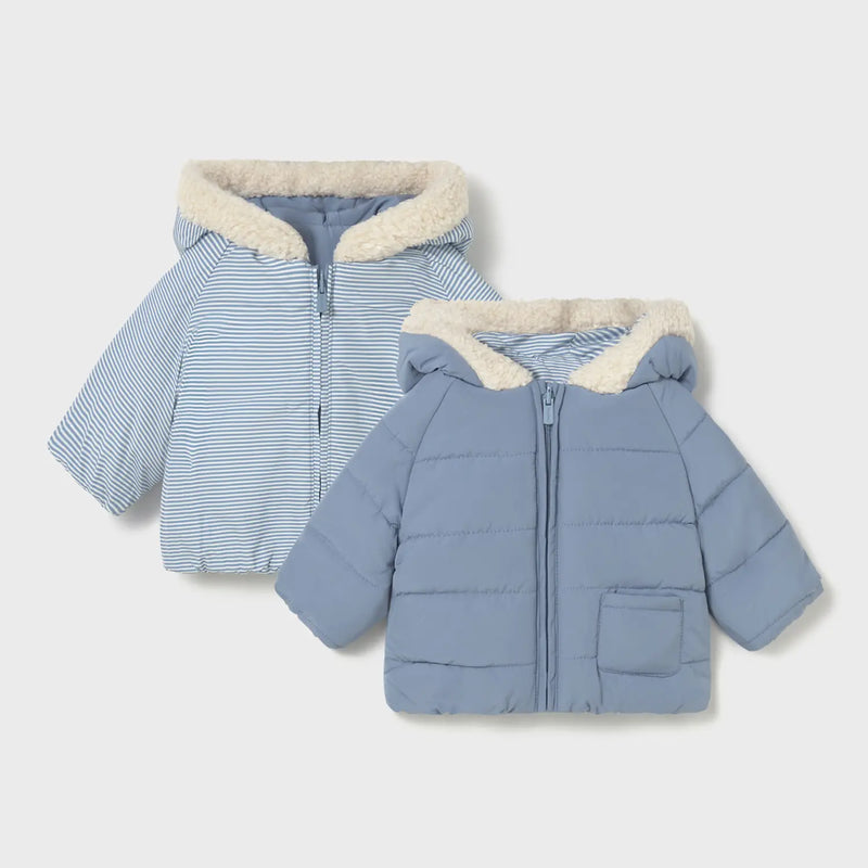 Mayoral baby boy's reversible coat - 02410.