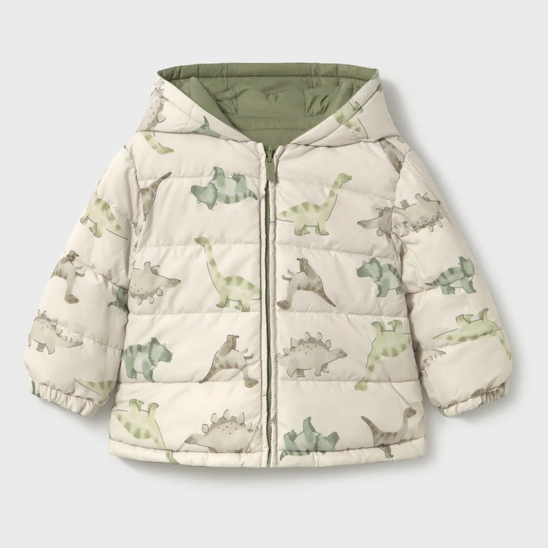 Cream side of the Mayoral reversible jacket.