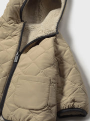 Closer look at the Mayoral reversible jacket.