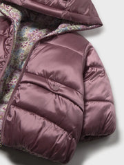 Closer look at the Mayoral reversible coat.