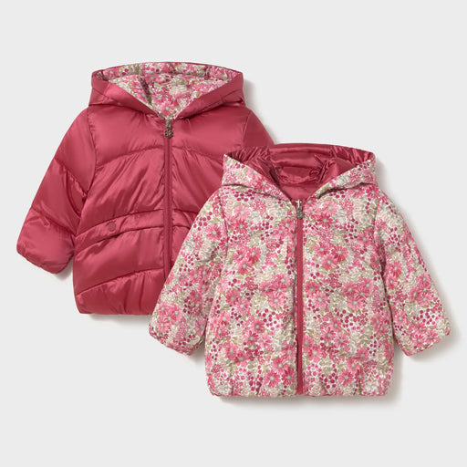 Mayoral baby girl's reversible coat - 02437.